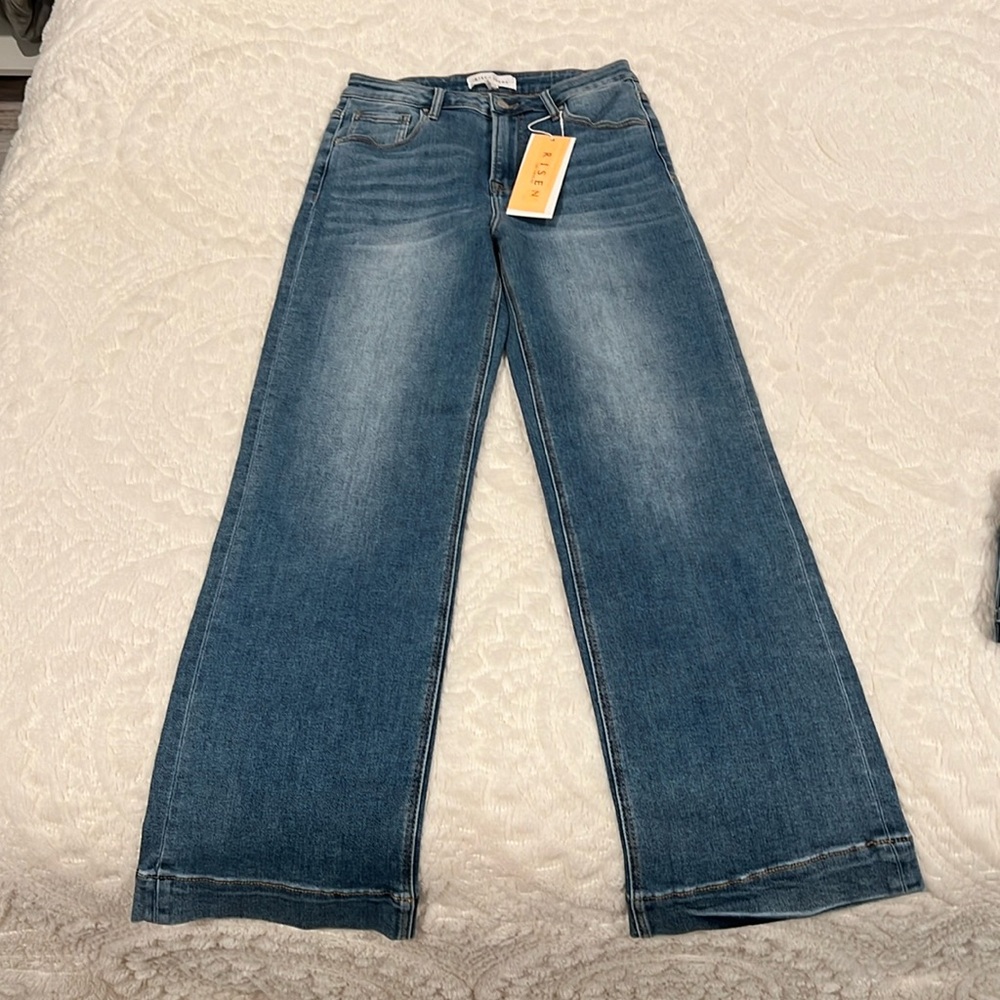 Risen High Rise Straight Jean NWT